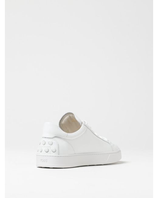 Tod's White Leather Sneakers