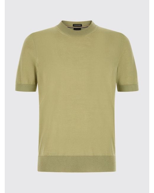 Boss Green Short-Sleeved Crew-Neck Jumper for men