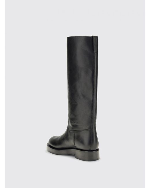 Paris Texas Black Flat Ankle Boots