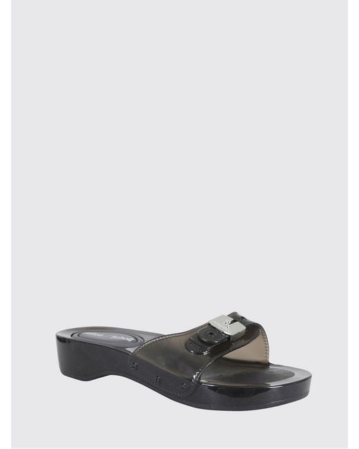 Melissa X Scholl White Pescura Pvc Mules Sandals With Adjustable Strap