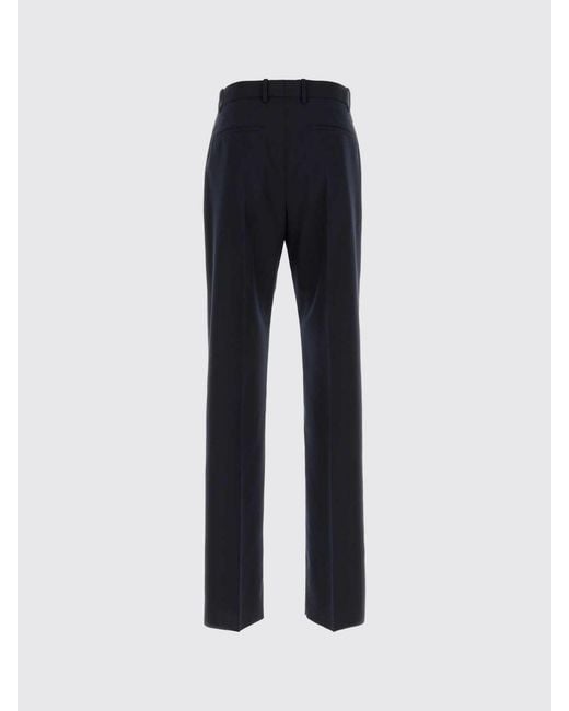 Jil Sander Blue Virgin Wool Tailored Trousers for men