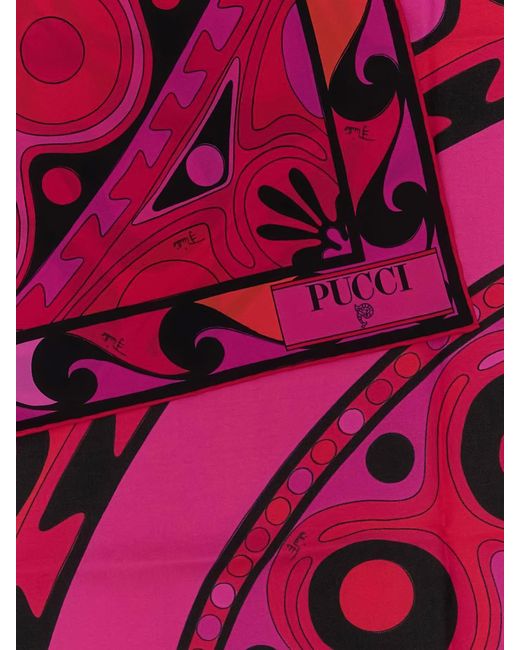 Emilio Pucci Pink Neck Scarf