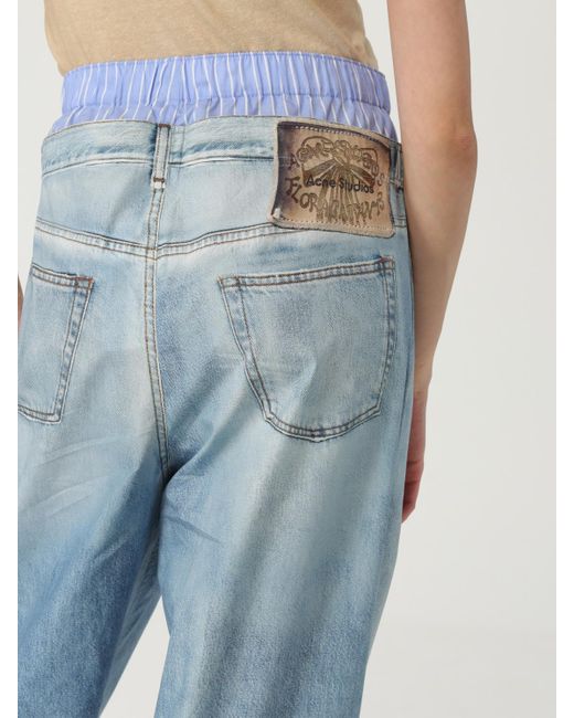 Acne Blue Hose Damen