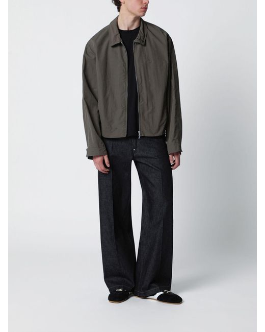 Dries Van Noten Gray Polyester Shirt Jacket for men