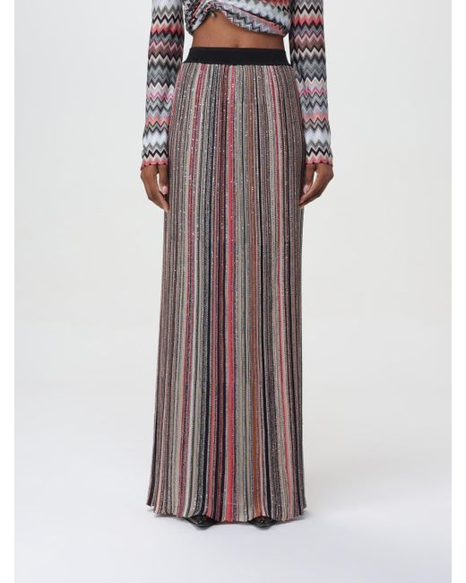 Missoni Multicolor Striped Long Skirt