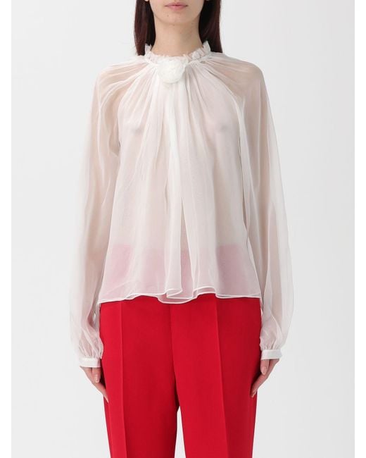Alberta Ferretti Red Top