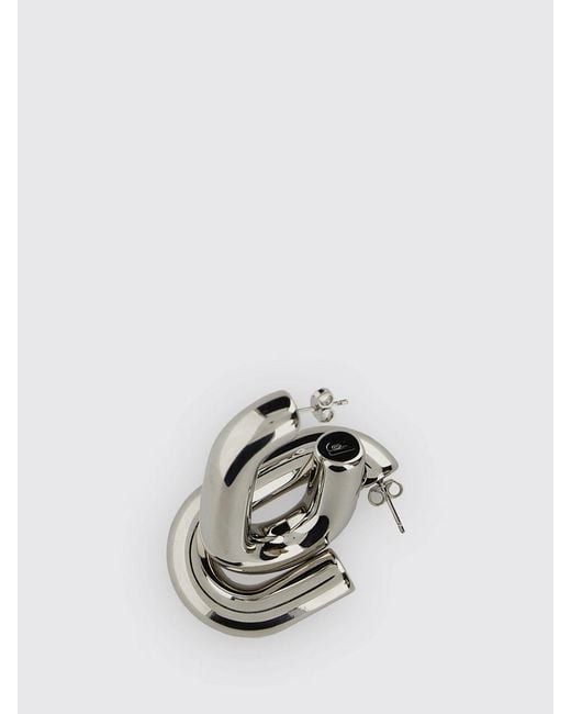 Rabanne Metallic Xl Link Brass Earrings