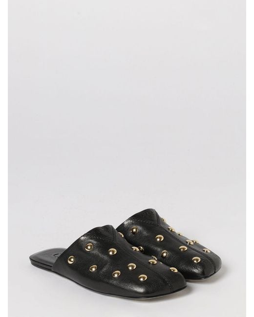 Chloé Black ChloÉ Rita Studded Leather Mules