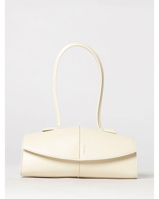 Jil Sander Natural Linea Lambskin Shoulder Bag