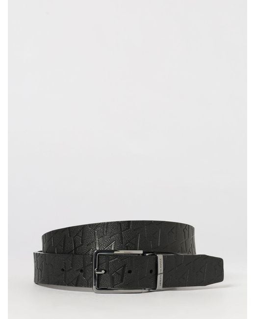 ARMANI EXCHANGE Black Belt for men