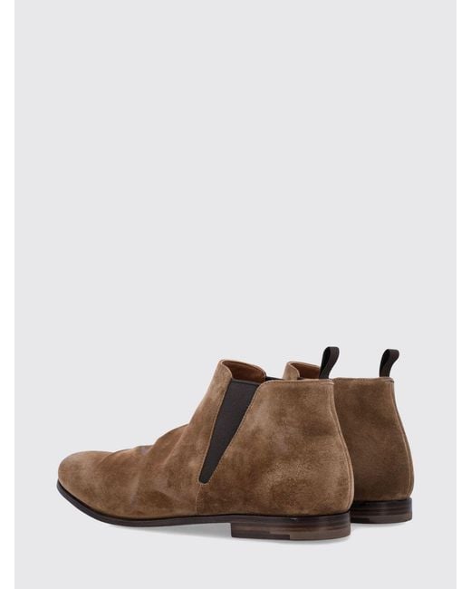 Church's Brown Reigate Used Suede Ankle Boots for men
