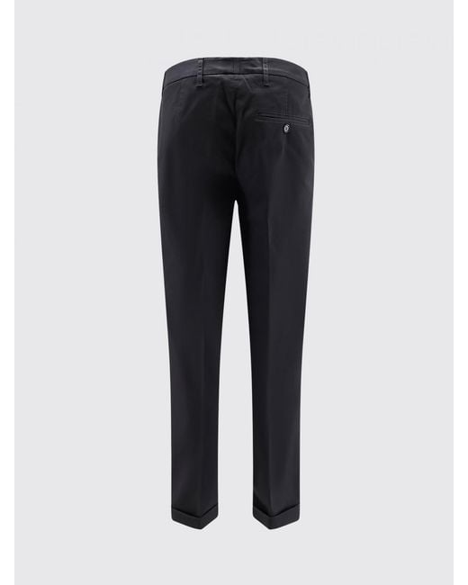 Aspesi Blue Slim Fit Stretch Cotton Trousers