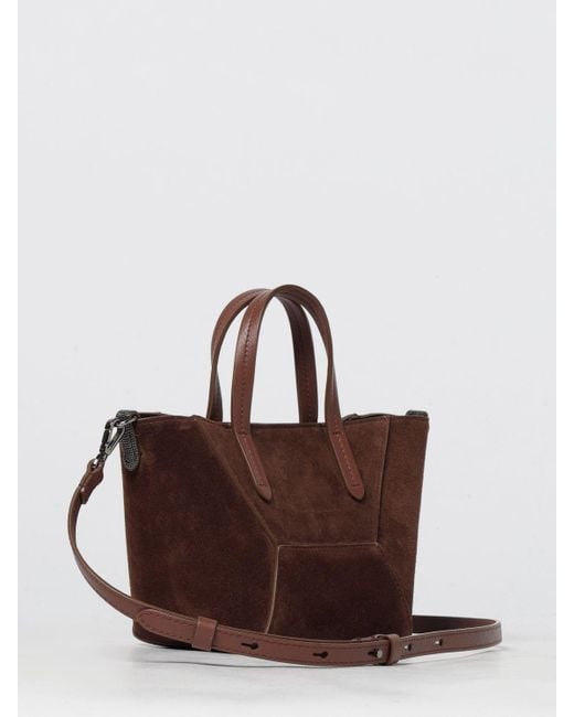 Brunello Cucinelli Brown Shoulder Bag