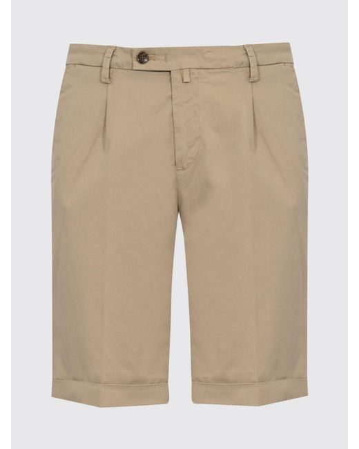 Briglia 1949 Natural Cotton Tailored Shorts for men
