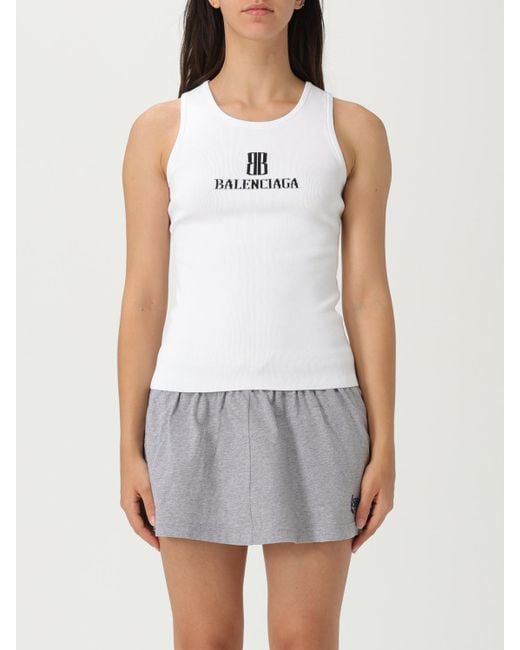 Camiseta Mujer Balenciaga de color White