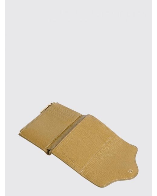 Coccinelle Natural C-Me Grained Leather Wallet