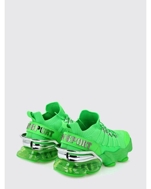 Philipp Plein Green Sneakers for men