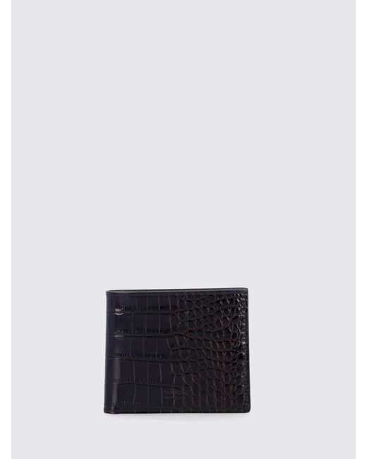 Tom Ford White Crocodile Print Leather Wallet for men