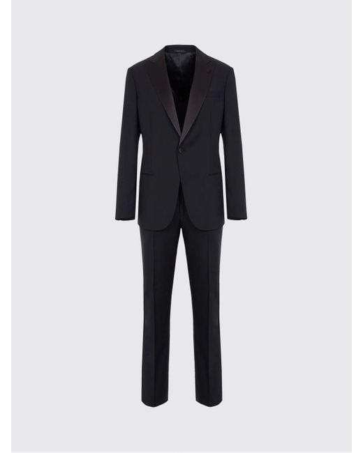 Traje Hombre Giorgio Armani de hombre de color Black