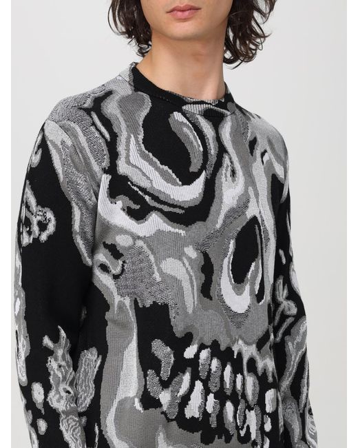 McQueen Black And Knitwear for men
