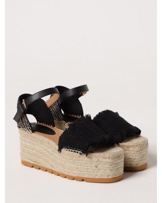 Stella McCartney Black 80Mm Gaia Espadrilles