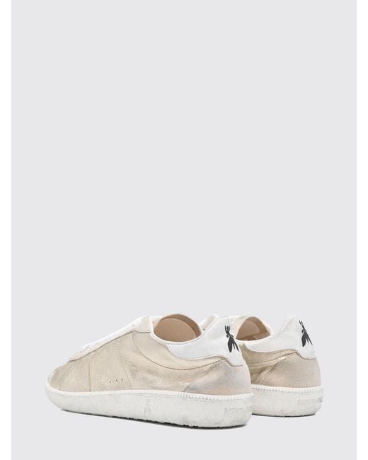 Patrizia Pepe Natural Skin '93 Laminated Leather Used Effect Sneakers