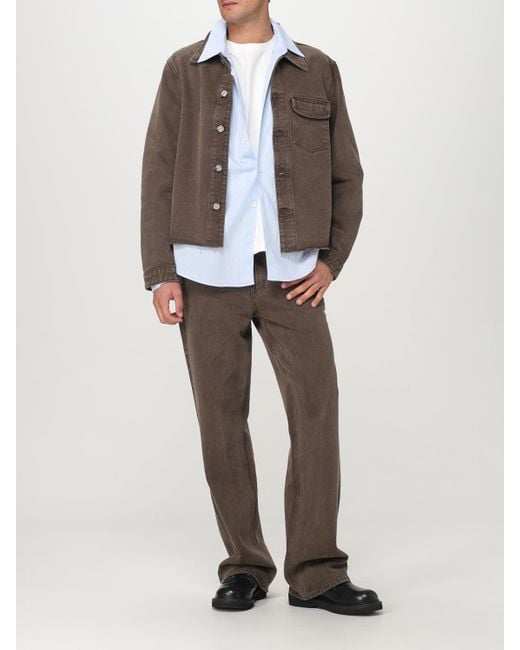 Our Legacy Brown Denim Jacket for men