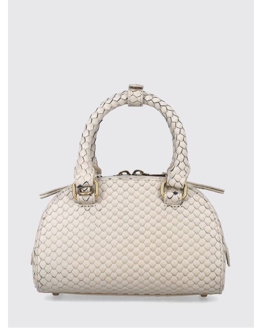 DIESEL Natural 1Dr Dome Print Leather Bag