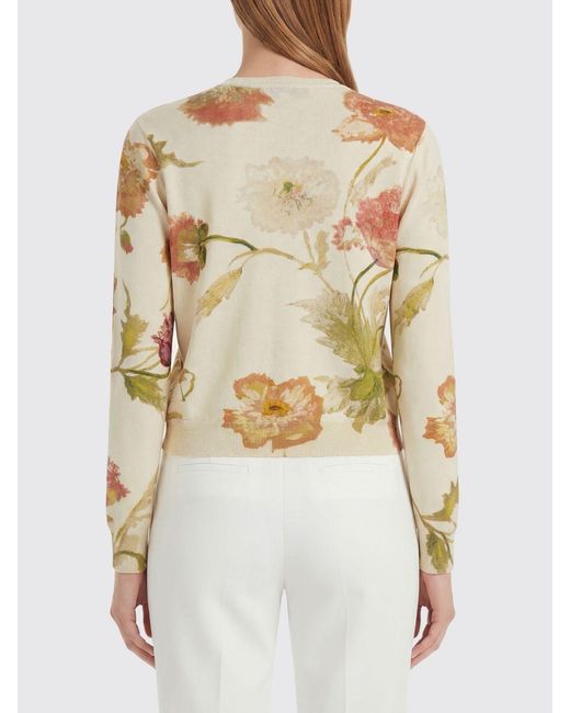 Carolina Herrera White Floral Cotton And Silk Cardigan