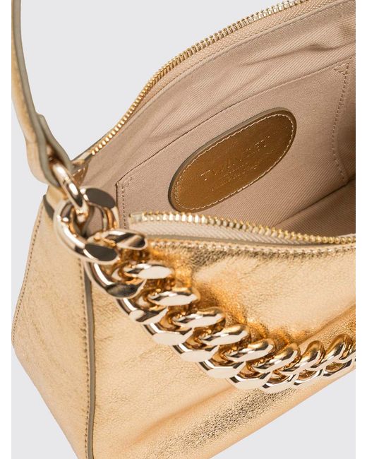 Twinset Natural Liliane Medium Laminated Leather Bag