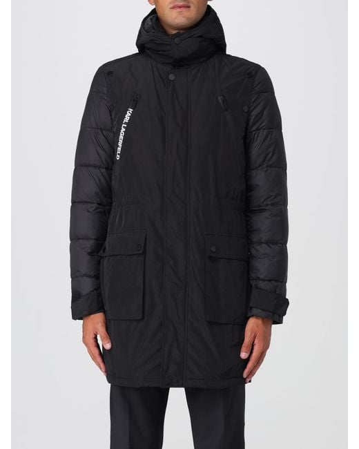 Karl Lagerfeld Blue Coat for men
