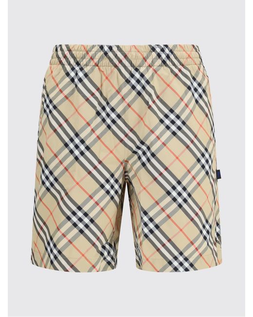 Burberry Natural Vintage Check Polyamide Swimsuit for men