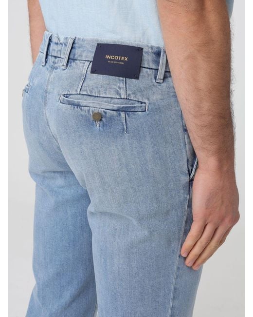 Incotex Blue Pants for men