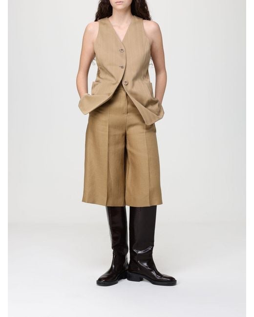 Max Mara Natural Single-Breasted Vest