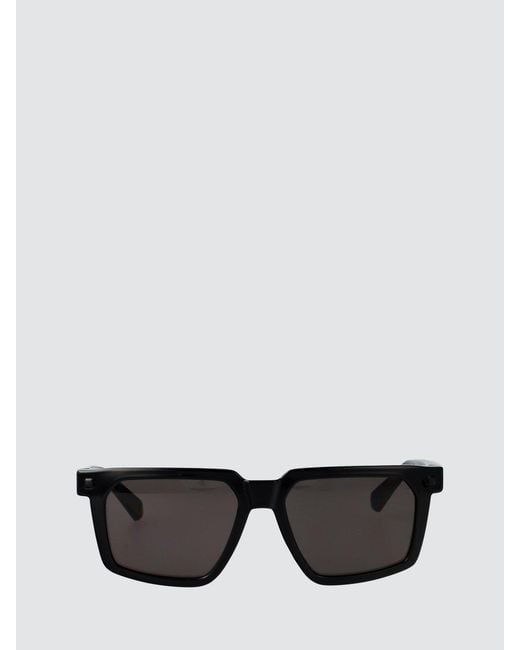 Calvin Klein White Rectangular Aviator Acetate Sunglasses for men