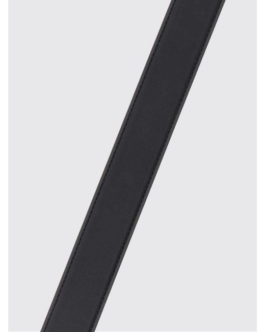 Gucci White Gg Marmont Smooth Leather Belt With-Tone Double G Buckle