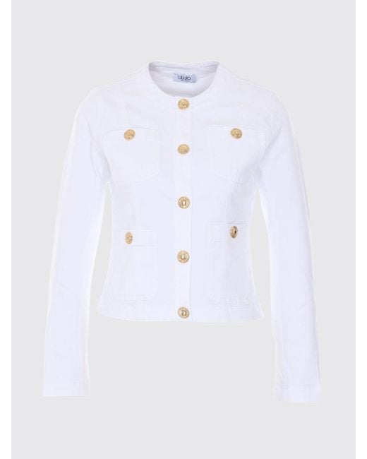 Liu Jo White Denim Jacket