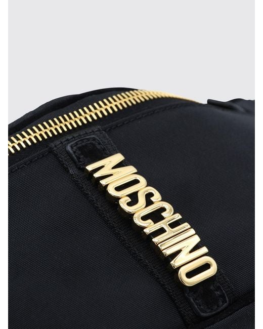 Moschino Couture Black Canvas And Suede Belt Bag for men
