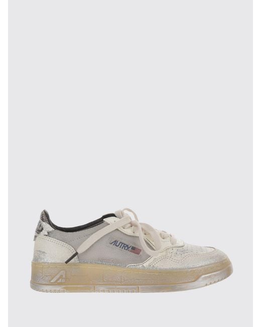 Autry White Medalist Low Super Vintage Sneakers