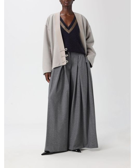 Sudadera Mujer Giorgio Armani de color Gray