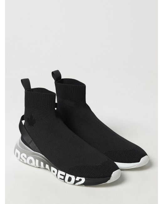 DSquared² Black Sneakers for men