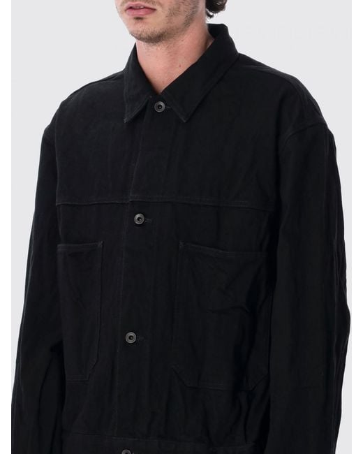 Studio Nicholson Black Cotton Denim Jacket for men