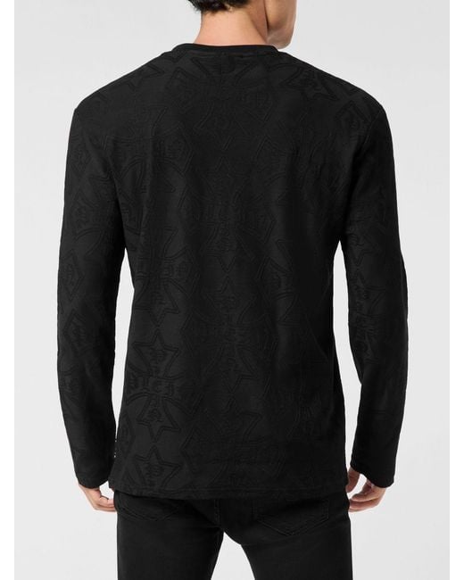Philipp Plein Black Pp Cotton T-Shirt for men