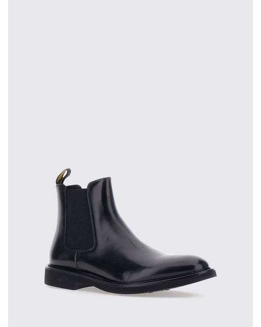 Doucal's Black Boot for men