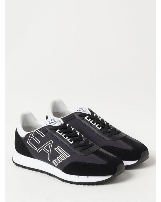 EA7 Black Trainers for men