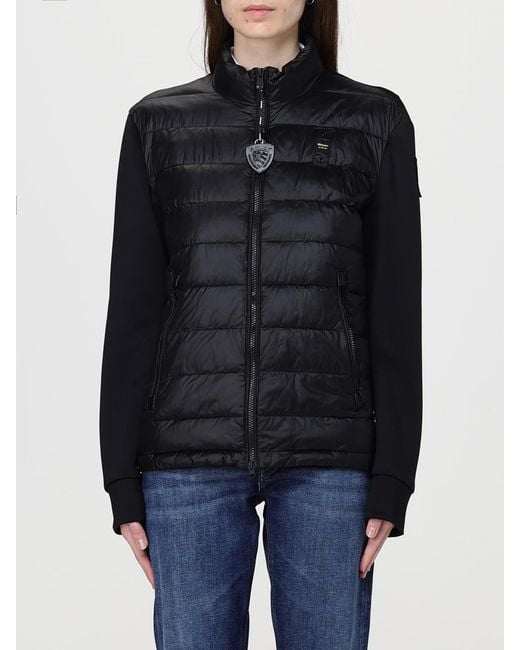 Blauer Blue Padded Down Jacket With Zip