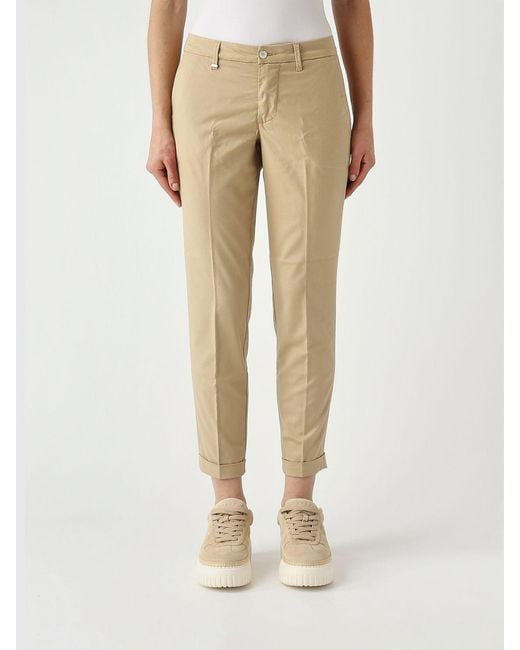 Fay Natural Cotton Chino Trousers