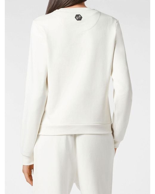 Philipp Plein White Sweatshirt