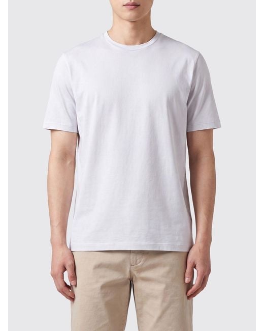 Herno White Basic Cotton T-Shirt for men