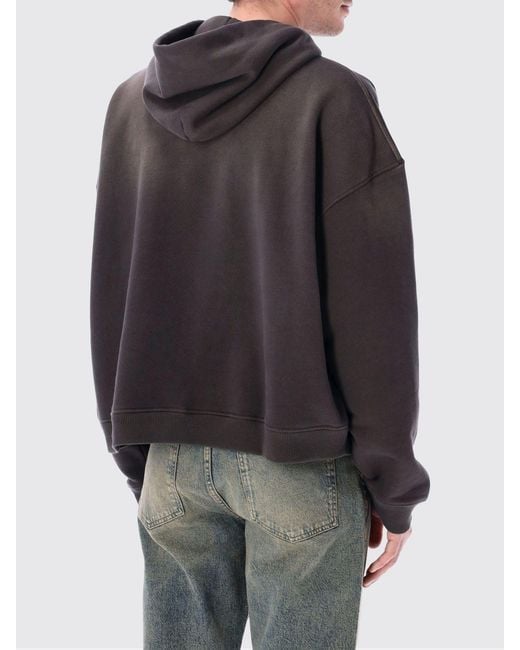 Represent Gray Used Cotton Hooded Sweatshirt for men
